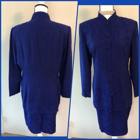 Santa Fe Dresses & Skirts - Looks like a suit, but it’s great blue dress